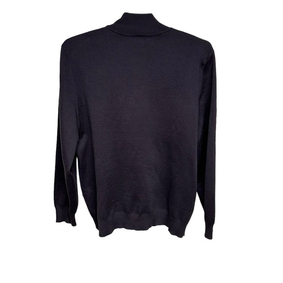 Lands' End Men's Quarter Zip Sweater, Navy Pullover Size XL-LNC! - Picture 2 of 6